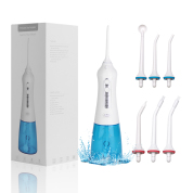Professional Cordless Deep Cleaning Dental Teeth Cleaner Oral Irrigator Water Flosser - White